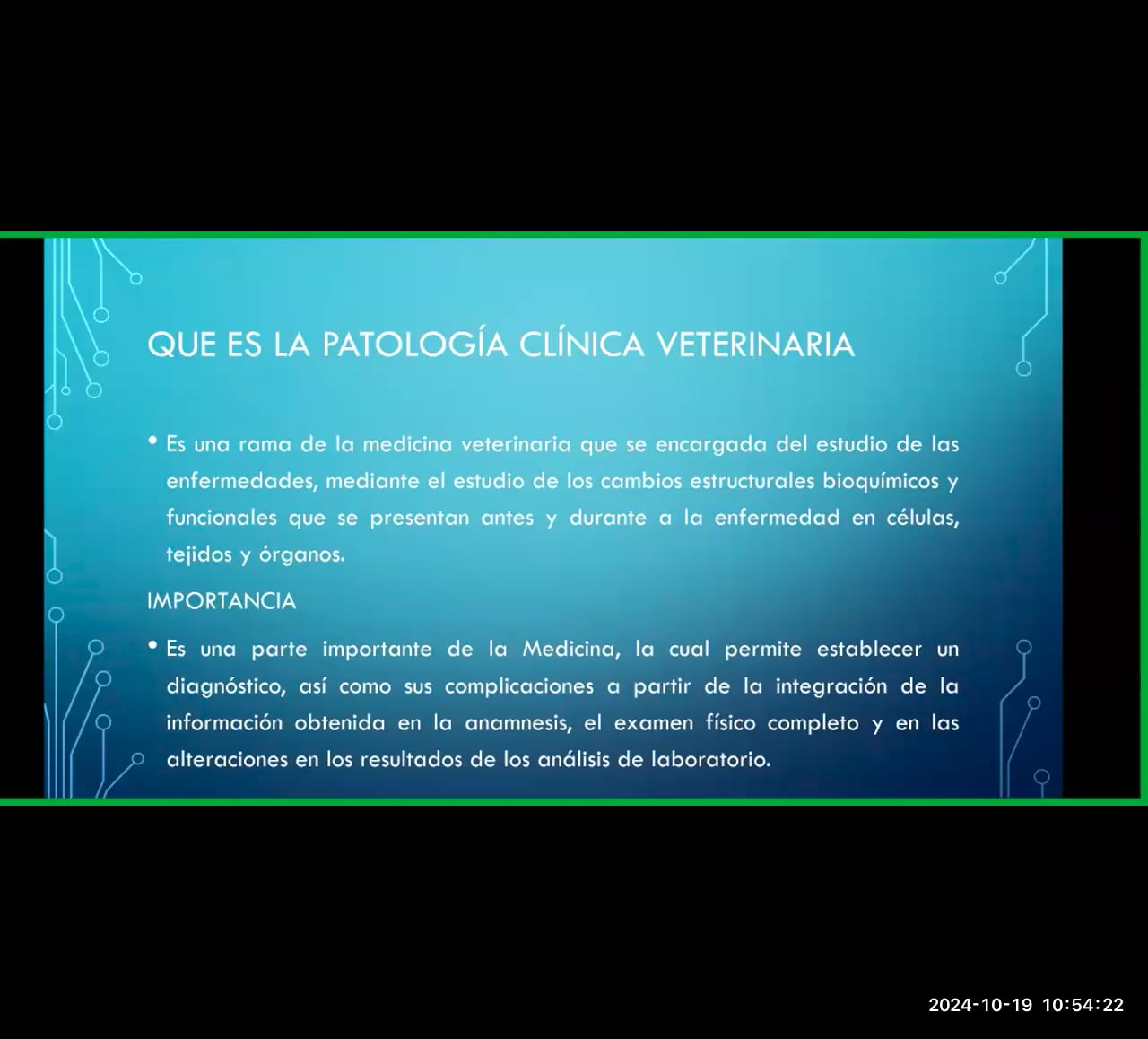 Patología clínica veterinaria 